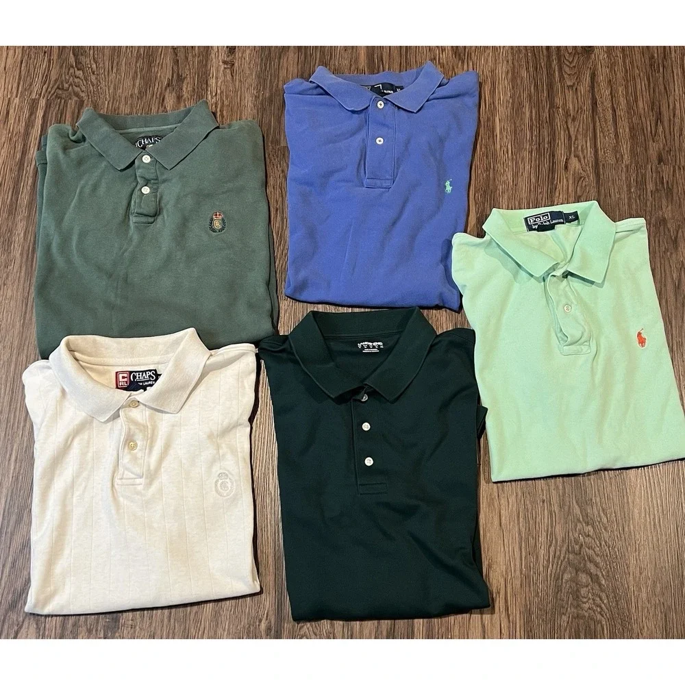 Lot of 10 Pieces Men's Size XL Polo Ralph Lauren Tommy Bahama The North Face